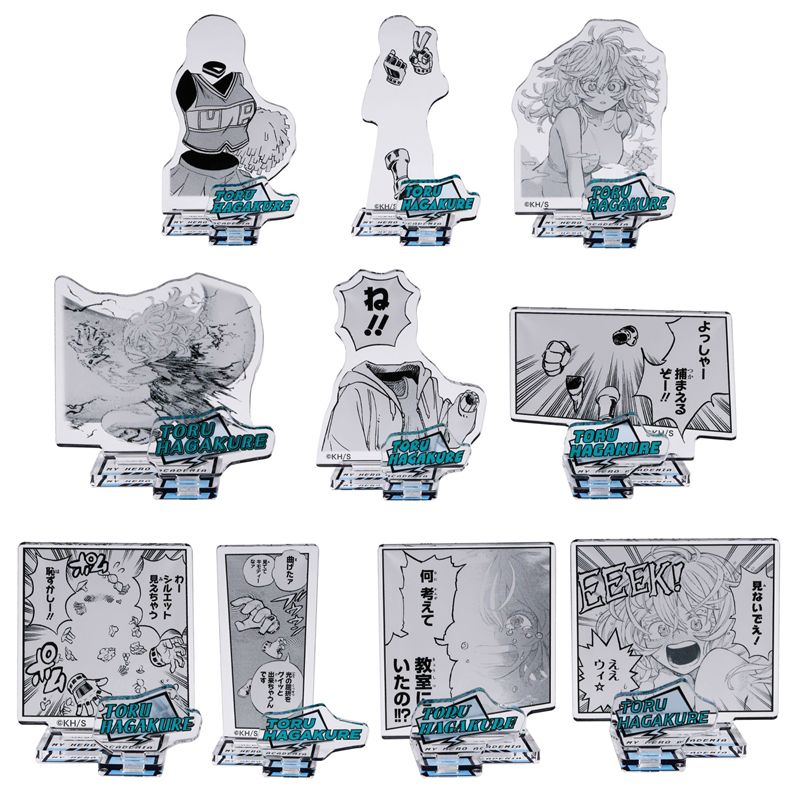 僕のヒーローアカデミア(ボクノヒーローアカデミア)/JCS限定 『僕のヒーローアカデミア』アクリルフィギュアコレクション“HEROES” 葉隠透 全種セット (全10種入り) BE2