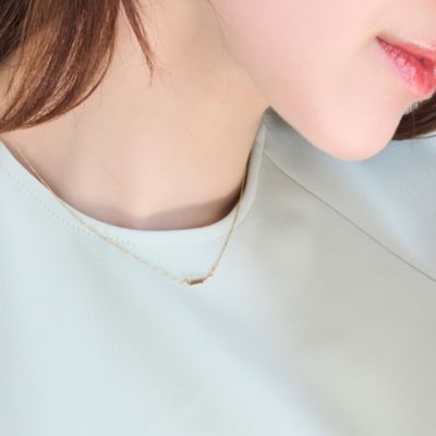 集英社HAPPY PLUS STOREPhoebe（フィービィー）/【金属アレルギー対応】ストレートバービジューネックレス