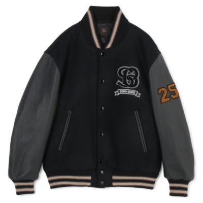 【Bitter Cells】 VARSITYジャケット Mサイズ Sporty Varsity Jacket-Charcoal - 비터셀즈(bittercells)