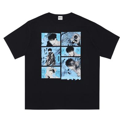 勢羽夏生 バースデーTシャツ ビッグシルエットTシャツ SAKAMOTO DAYS』ビッグシルエットTシャツ “HEROES” 勢羽夏生