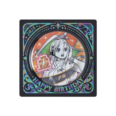 ワンピース バースデイ缶バッジ ジャンプショップ　2020年　限定 ナミ ONE PIECE(ワンピース)の『ONE PIECE』バースデイ缶バッジ ナミ