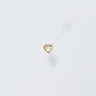 集英社HAPPY PLUS STOREPhoebe（フィービィー）/【金属アレルギー対応】ジュエルハートピアス（片耳）