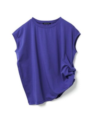 ＊新品・未使用＊mizuiro ind（ミズイロインド） フレンチスリーブPO mizuiro ind(ミズイロインド)のフレンチスリーブサイドアップ