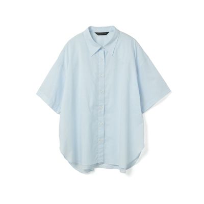mizuiro ind(ミズイロインド)のハーフスリーブワイドシャツ通販