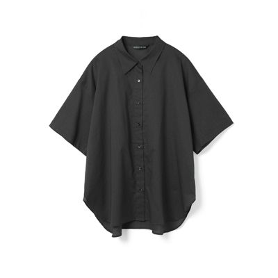 mizuiro ind(ミズイロインド)のハーフスリーブワイドシャツ通販