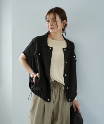集英社HAPPY PLUS STORESTYLE DELI（スタイルデリ）/くったりシャツ型スナップブルゾンB