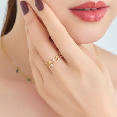 集英社HAPPY PLUS STOREPhoebe（フィービィー）/ハーモニーカラーダブルラインリング