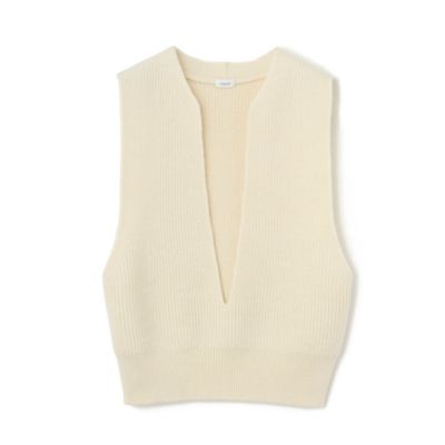 新品タグ付＜LOEFF＞フラップ ニット ベスト 新品タグ付 LOEFF フラップ ニット ベスト
