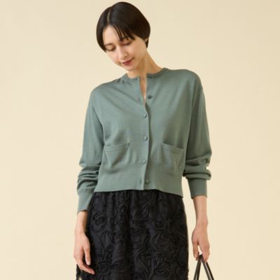 カーディガン 「定番」ESSENTIALカーディガン（アンサンブル可） レディース レディースのカーディガン(アンサンブル) 30代40代50代大人の