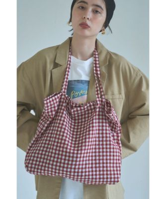 集英社HAPPY PLUS STOREmarjour（マージュール）/GINGHAM CHECK MY BAG