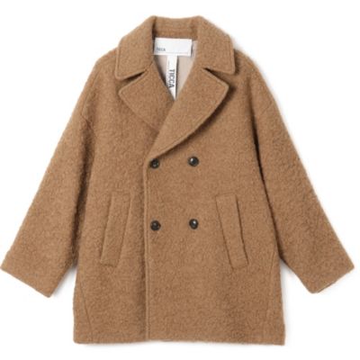 人気色♡TICCA ティッカ ショート ピーコート フリーサイズ キャメル TICCA(ティッカ)のループウールピーコート通販 | 集英社HAPPY