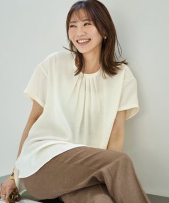 集英社HAPPY PLUS STORESTYLE DELI（スタイルデリ）/【LUXE】everyday半袖ブラウス