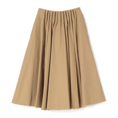 集英社HAPPY PLUS STORECLANE（クラネ）/TUCK DETAIL FLARE SKIRT
