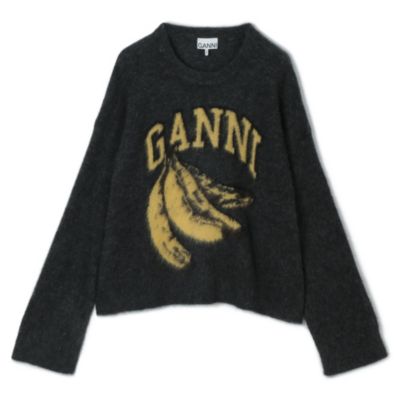 【関税＆送料込み】Ganni Alpaca T-Shirt ガニー(GANNI)｜Fine Brushed Alpaca Puppies T-Shirt