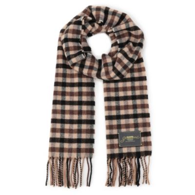 【関税込み】Scarf - Ganni - Synthetic - Red Winery Red Fringed Wool Scarf | GANNI CA