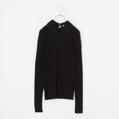 IENA(イエナ)の【LEE別注】【洗える】レース衿リブホール