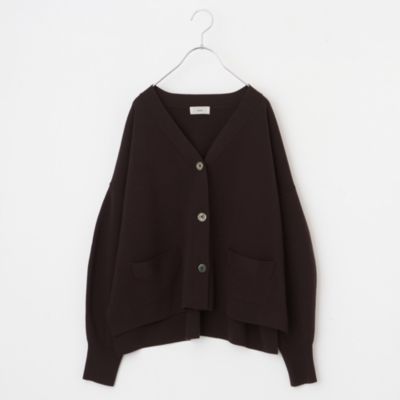 IENA スーパーファインスムースショートカーディガン イエナ ブラック IENA(イエナ)の【LEE別注】【洗える】スーパーファインスムース