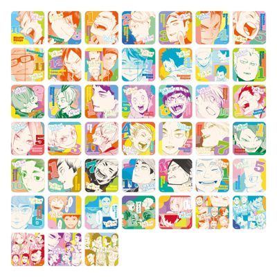集英社HAPPY PLUS STOREハイキュー！！（ハイキュー！！）/『ハイキュー！！』アートコースター ｢FUN！！｣ （全45種／ランダム5種入り） ＜ハイキュー！！ FAN PARK＞ BE2
