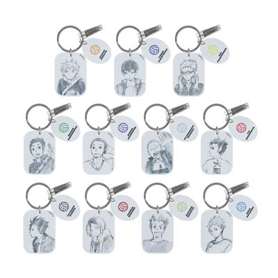集英社HAPPY PLUS STOREハイキュー！！（ハイキュー！！）/『ハイキュー！！』クリアベースキーホルダー 第1弾 （全11種／ランダム1種入り） ＜ハイキュー！！ FAN PARK＞ BE2