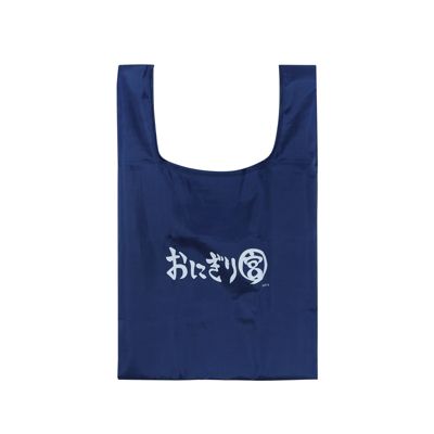 集英社HAPPY PLUS STOREハイキュー！！（ハイキュー！！）/『ハイキュー！！』おにぎり宮 “お持ち帰り”レジ袋風エコバッグ ネイビー ＜ハイキュー！！ FAN PARK＞ BE2