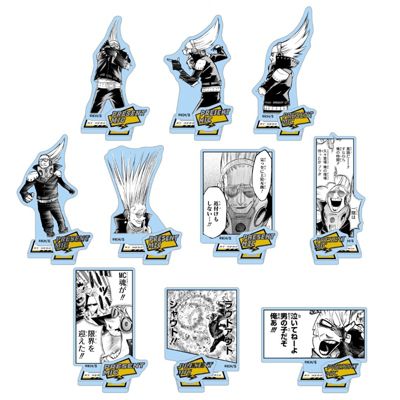 僕のヒーローアカデミア 原稿風アクリルアート〈9種セット〉※値下げ可 デジタル版「週刊少年ジャンプ」定期購読者限定】「僕のヒーロー