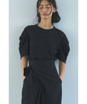 集英社HAPPY PLUS STOREmarjour（マージュール）/TEXTURED PUFF SLEEVE TOPS