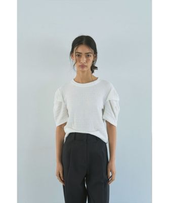 集英社HAPPY PLUS STOREmarjour（マージュール）/TEXTURED PUFF SLEEVE TOPS