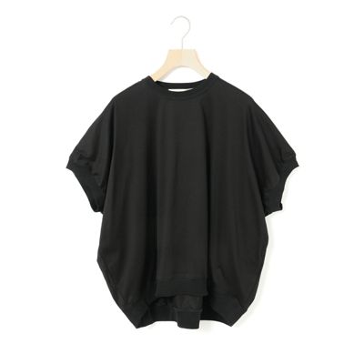 MidiUmi ミディウミ　リネンサマーニットプルオーバー　ワイド　チャコール MidiUmi｜linen with collar pullover - MidiUmi(ミディウミ