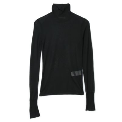 SHEER KNIT TURTLENECK