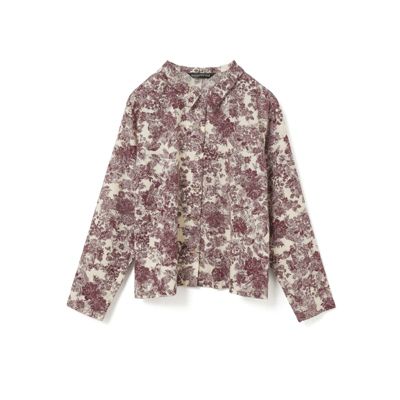 mizuiro ind / ミズイロインド mizuiro ind プリントベーシックシャツ mizuiro ind(ミズイロインド)のプリントベーシックシャツ通販