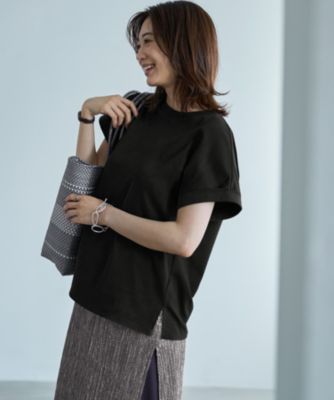 集英社HAPPY PLUS STORESTYLE DELI（スタイルデリ）/【ものづくりJAPAN】ディオラマ袖口折り返しTシャツ