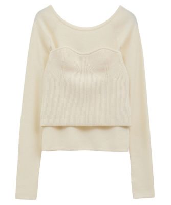 トップス CLANE BUSTIER SET TOPS BUSTIER SET TOPS｜TOPS(トップス)｜CLANE OFFICIAL ONLINE STORE