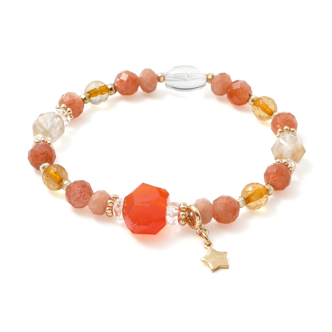 集英社HAPPY PLUS STOREで買える「Malulani Hawaii(マルラニハワイ/水晶玉子「オリエンタル占星術」スターカットブレス BE HAPPY 2026」の画像です。価格は16,500円になります。