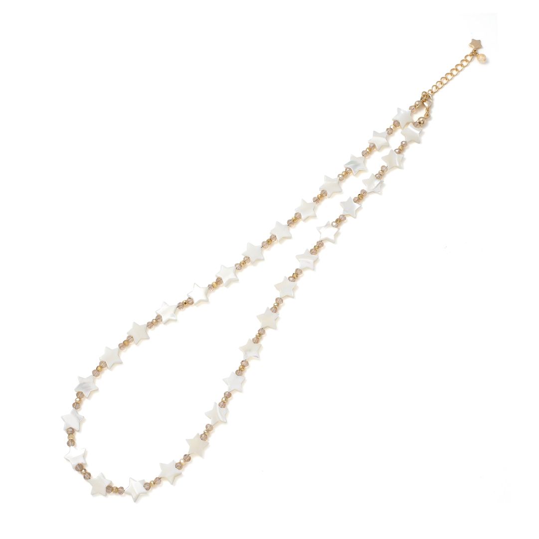 集英社HAPPY PLUS STOREで買える「Malulani Hawaii(マルラニハワイ/水晶玉子「オリエンタル占星術」スターパールネックレス 2026」の画像です。価格は14,300円になります。