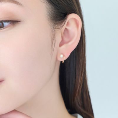 集英社HAPPY PLUS STOREPhoebe（フィービィー）/【金属アレルギー対応】ダブルループモチーフピアス