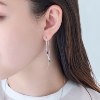 集英社HAPPY PLUS STOREPhoebe（フィービィー）/【金属アレルギー対応】ツインカーブアメリカンピアス