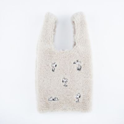 HEMING'S(ヘミングス)の【PEANUTS】ファーショッパートート通販