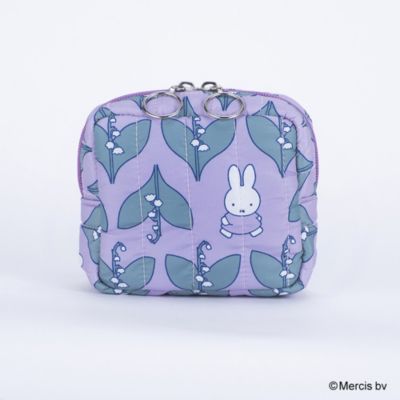 集英社HAPPY PLUS STOREHEMING’S（ヘミングス）/【Dick　Bruna】キルティングスクエアポーチ