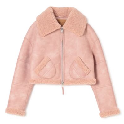 ジャケット・アウター highlight cropped jacket JAKKE(ジャッキー)のAVIATOR CROPPED JACKET通販 | mirabella