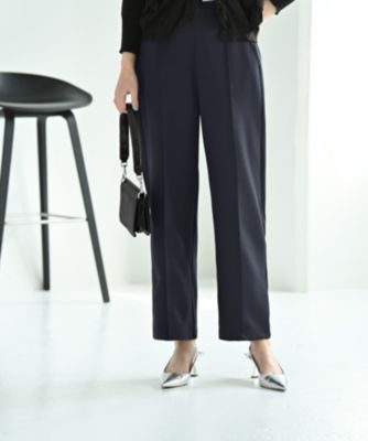 ＝動きやすさと美しさを兼ね備えた新定番のワイドパンツ＝　【Kana Oyama×BLK001】ワイドパンツ／DELI size