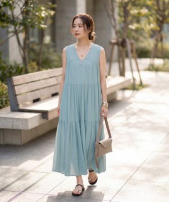 STYLE DELI(スタイルデリ)の【LUXE】楊柳ティアードサマードレスB通販