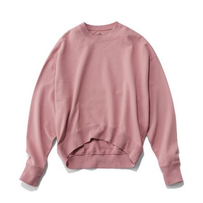 ゆったりしていてインに重ねても窮屈感ゼロ　【USAコットン】【洗える】コクーンスウェット