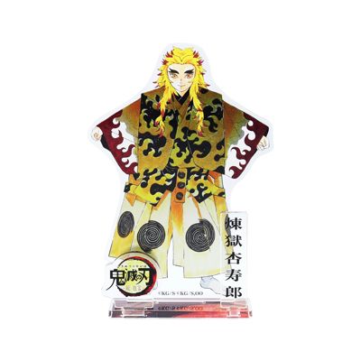 鬼滅の刃 - 鬼滅の刃　能　狂言　煉獄杏寿郎　アクリルフィギュア 鬼滅の刃(キメツノヤイバ)の『鬼滅の刃』箔入りアクリル