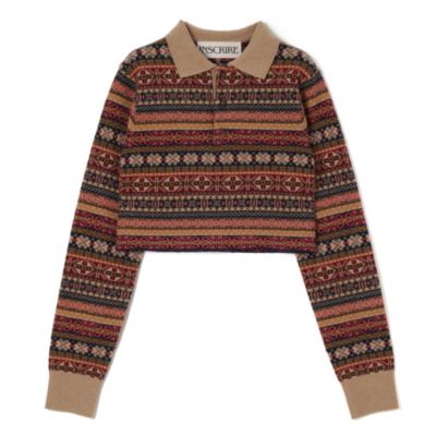 INSCRIRE アンスクリアSatin Pullover Blouson INSCRIRE.アンス