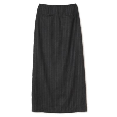 AMOMENTO アモメント　ロングスカート　ブラウン AMOMENTO(アモーメント)のVELVET DRAWSTRING LONG SKIRT通販