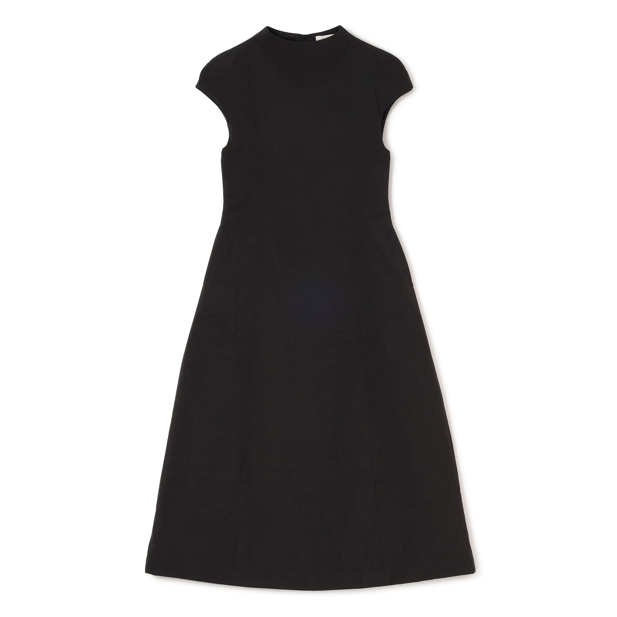 AMOMENTO(アモーメント)/TAFFETA MOCK NECK VOLUME DRESS
