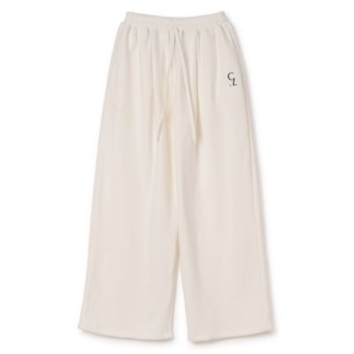 CLANE(クラネ)のLOGO SWEAT TUCK WIDE PANTS通販 | 集英社HAPPY