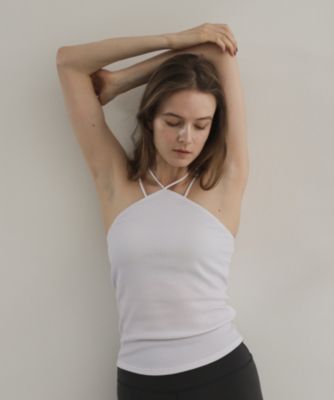 集英社HAPPY PLUS STOREJulier（ジュリエ）/リブ クロスキャミソール