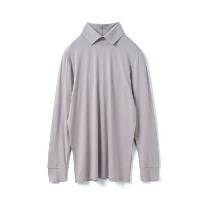 mizuiro ind(ミズイロインド)のshirt collar high neck P／O通販