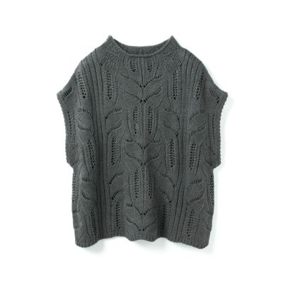 mizuiro ind(ミズイロインド)のシアーケーブル柄ベスト通販 | 集英社